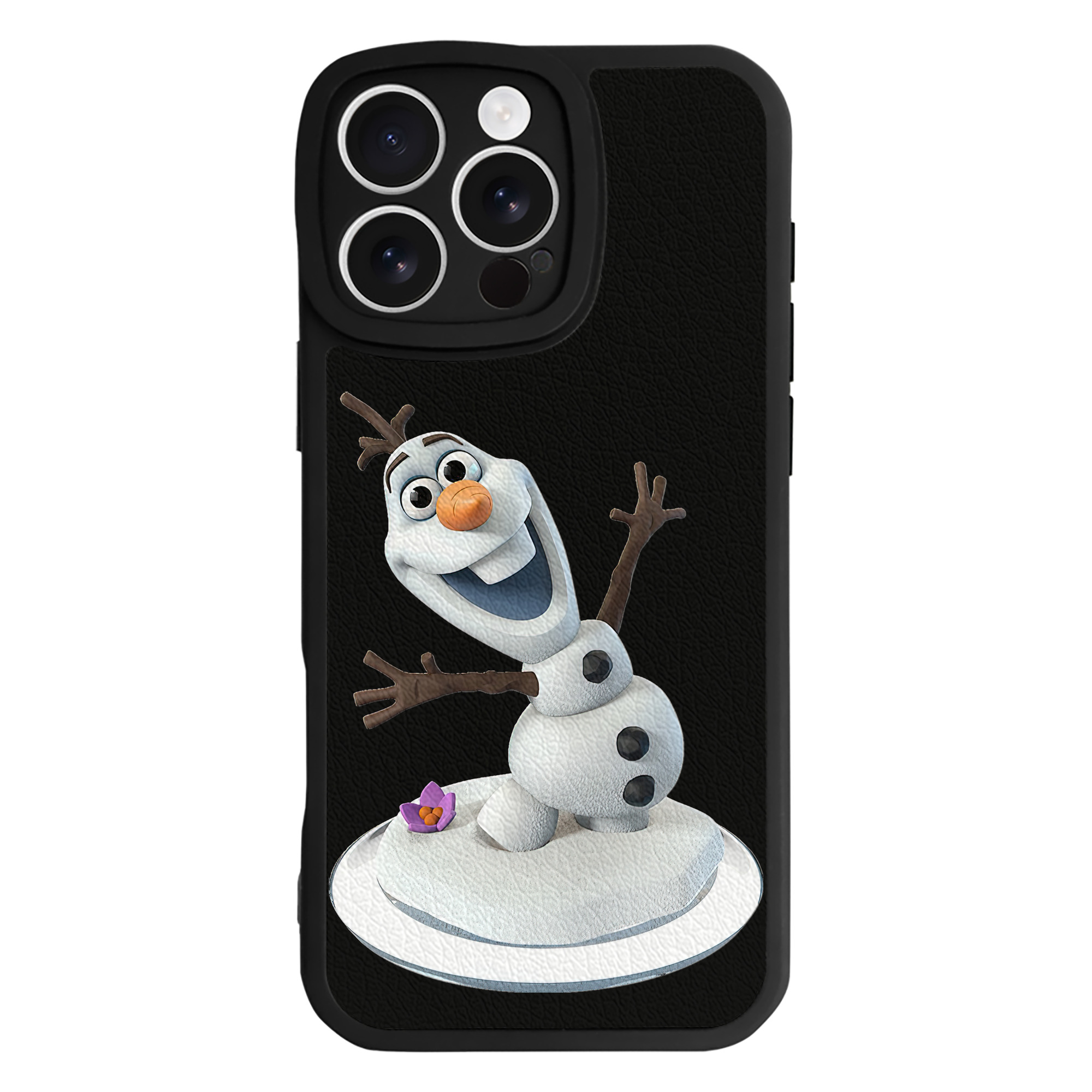 （画像用） アナと雪の女王 アンナ エルサ Frozen Anna Elsa 【iPhone 16シリーズ対応】シリコンスマホケース（レザー調） 材質：シリコン